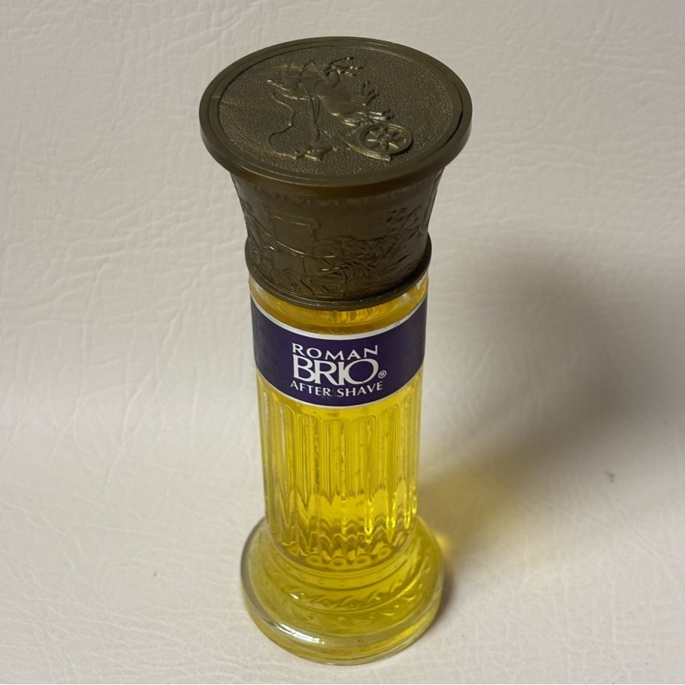 Vintage Leeming ROMAN BRIO AFTERSHAVE Splash for Men 4 fl oz 1970's - Picture 3 of 5